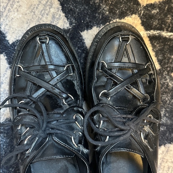 Killstar Hexcellent Creepers Size US Women’s 8 USED - Picture 4 of 15